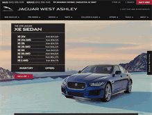 Tablet Screenshot of jaguarwestashley.com